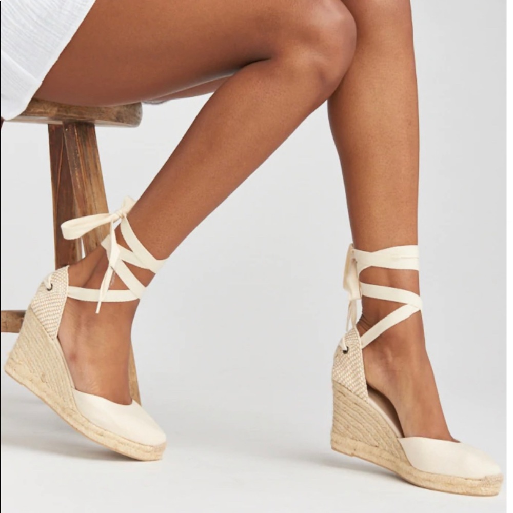 NWT SOLUDOS Classic Tall wedge Espadrilles